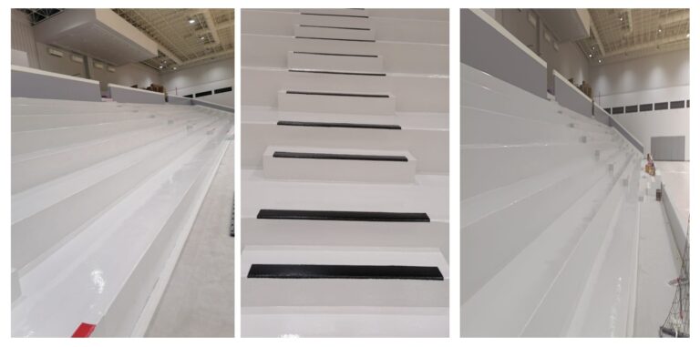 Bleacher - Epoxy Flooring - Aramco Qadsiah Club