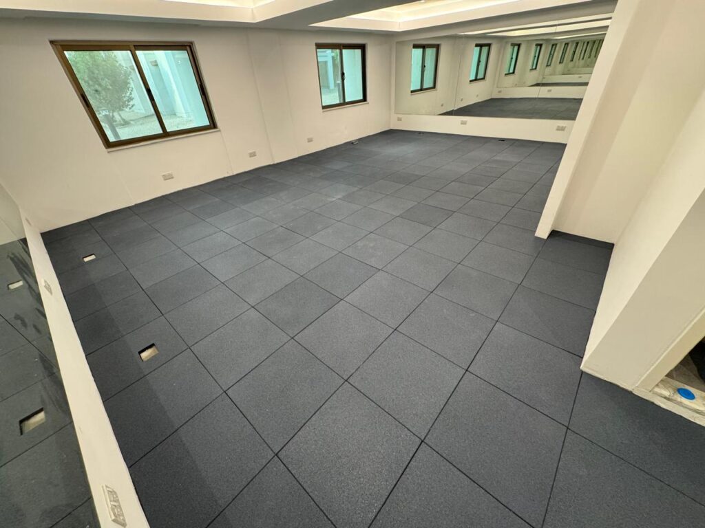 Saudi Aramco- Tanajib ladies Gym Rubber flooring5